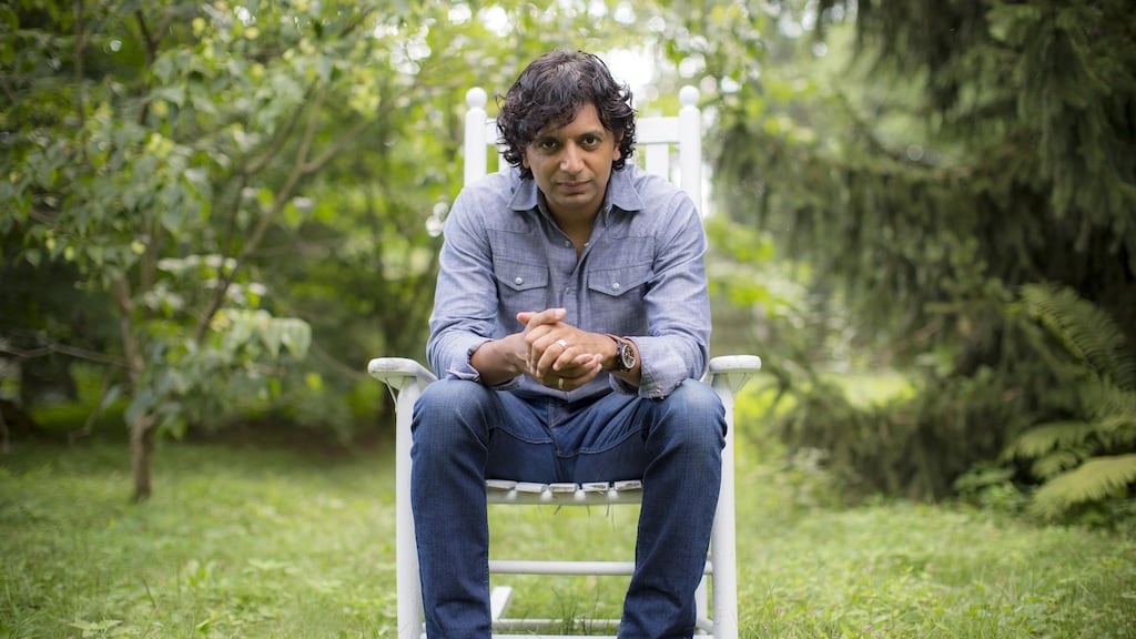 M Night Shyamalan. “I am very sentimental and when I make family movies I get sentimental.” Photograph: Jessica Kourkounis/The New York Times