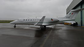 Department of Defence tells Air Corps that €8m government Learjet needs to be taken out of service