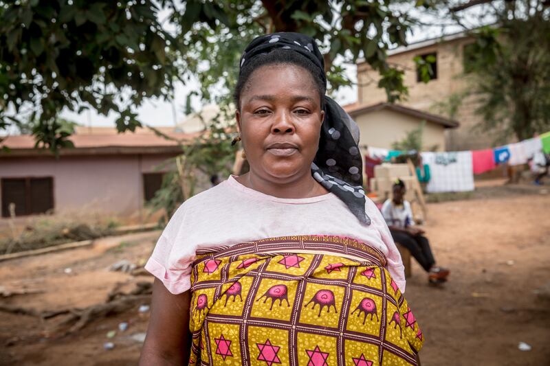 Mary Antwi, 42, says acting is good because it rewards talent and offers opportunities to people who do not have an education. Photograph: Sally Hayden