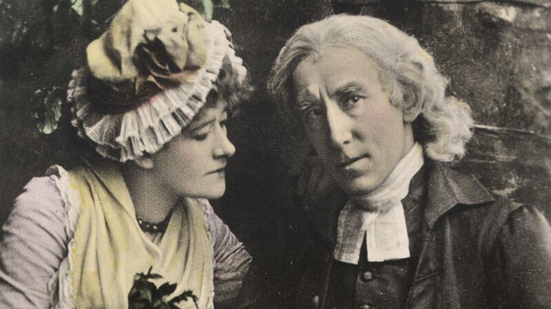 Actors Sir Henry Irving and Ellen Terry. Photograph: Window & Grove/Hulton Archive/Getty Images