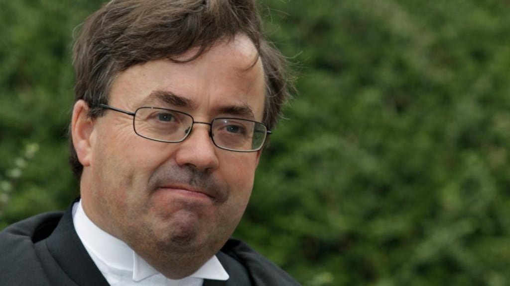 Mr Justice Gerard Hogan: Solomon-like role. Photograph: Collins Courts