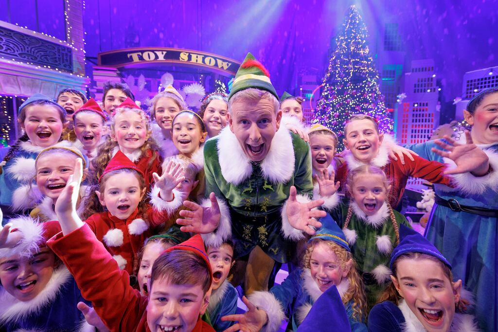 An average of 1,461,800 viewers watched Patrick Kielty’s leggings-clad debut as presenter of the live annual Christmas extravaganza on RTÉ One. Photograph: Andres Poveda/RTÉ̇