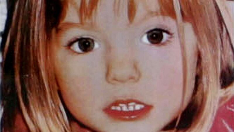 Madeleine McCann (3) on the front page of the Sun on May 5th, May 2007: she went missing at the Ocean Club apartment hotel in Praia de Luz, in Lagos, Portugal. Photograph: Getty Images/AFP