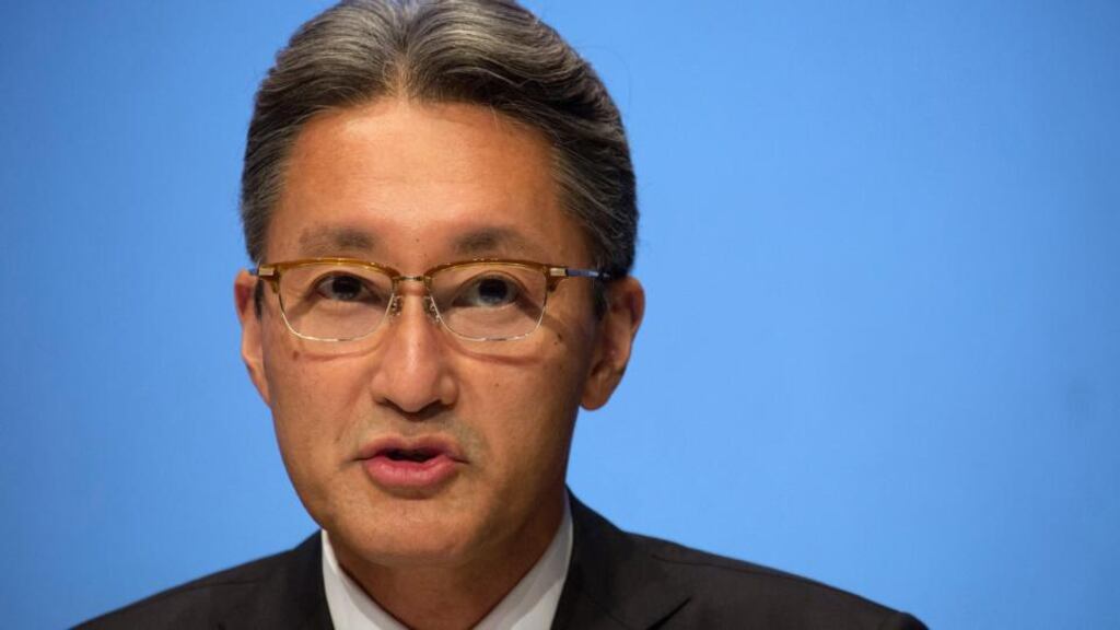 Sony chief executive Kazuo Hirai: “This is the first time we’ve not paid a dividend and we feel that responsibility as management very heavily.” Photograph: AP Photo/Toru Takahashi