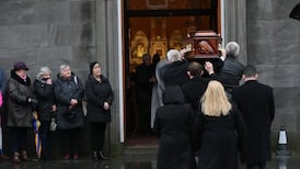 Thousands file past open coffin of Dolores O’Riordan in her native Limerick