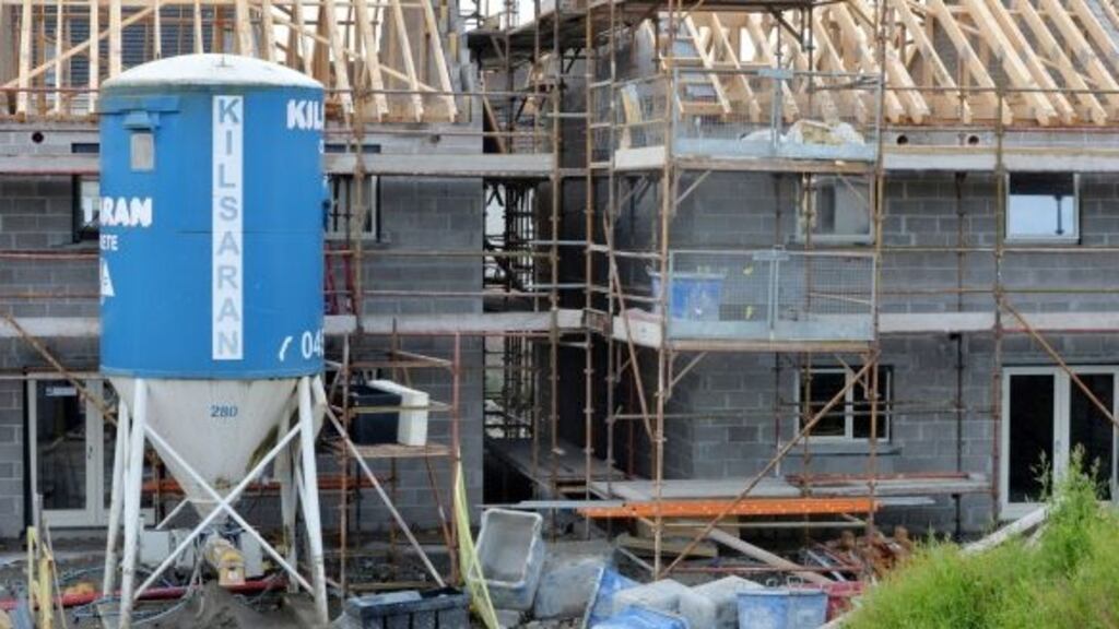 Permissions were granted for 4,879 houses, a rise of 29.6 per cent versus the same three-months last year