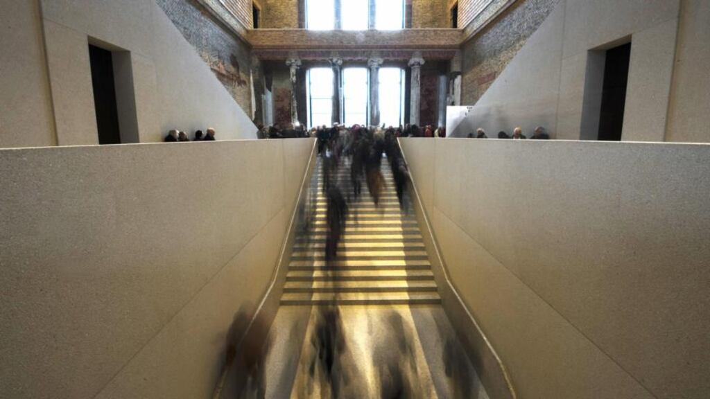Old and new: the Neues Museum in Berlin, which was reworked by David Chipperfield. Photograph: Michael Kappeler/AFP/Getty