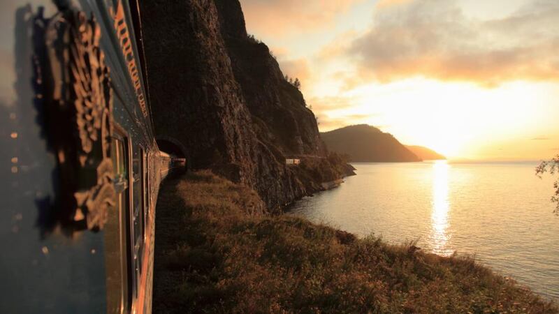 Lake Baikal and TransSiberian Express, Russia. Photograph: David Forman/Getty Images