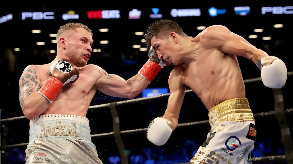 Carl Frampton will be in action against Leo Santa Cruz again at the end of January. Photograph: William Cherry/Inpho