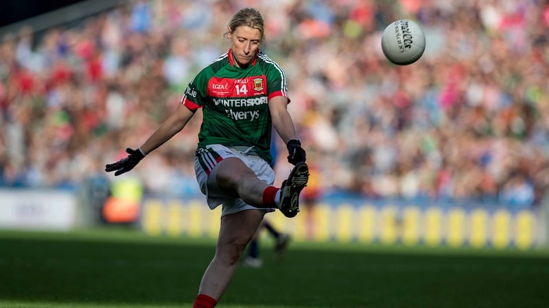 Mayo’s Cora Staunton must learn the skills of Aussie Rules in a short space of time. Photograph: Inpho