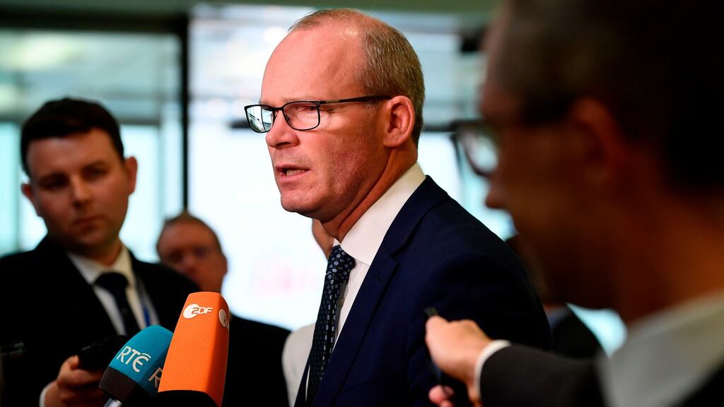 Minister for Foreign Affairs Simon Coveney described the deal as a ‘very big achievement’ and believed ‘it is a deal worth supporting’. Photograph: John Thys/AFP via Getty Images