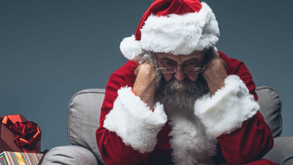 Santa was a problem that year but it didn’t spoil the fun. Photograph: iStock