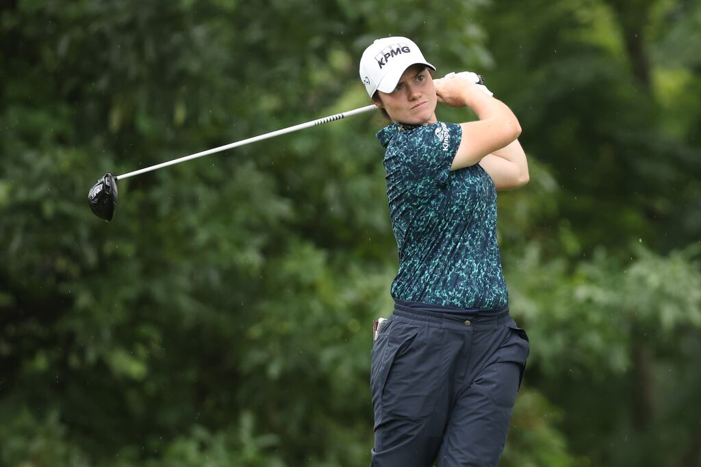 Ireland's Leona Maguire: with top-10 finishes in each of her last three tournaments, she headed into the weekend with genuine ambitions of a second tour win of the season. Photograph: Gregory Shamus/Getty Images