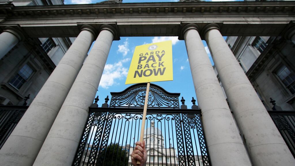 The Garda Representative Association has rejected an offer from the Government aimed at averting planned strike action. File photograph: Nick Bradshaw