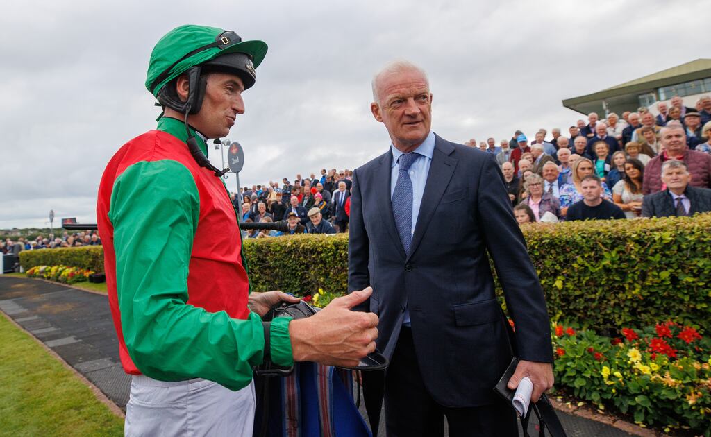Patrick Mullins rides It's for Me for his father, trainer Willie Mullins, at Navan on Saturday. File photograph: Inpho
