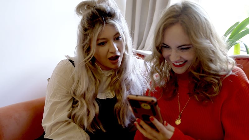 Aoife Moore (left) presents Fools for Love, which explores the often disturbing world of online dating. Photograph: RTÉ