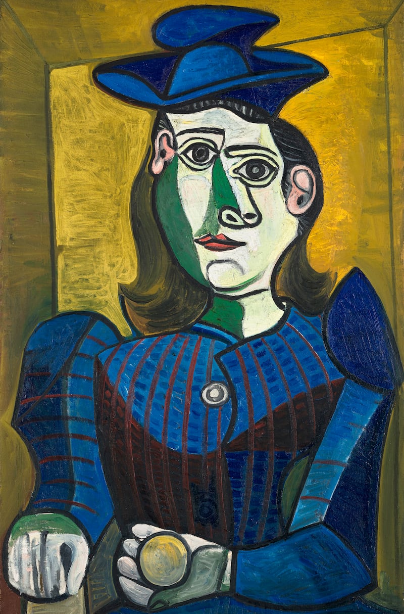Bust of a Woman with a Blue Hat, 1944. Photograph: Picasso Estate