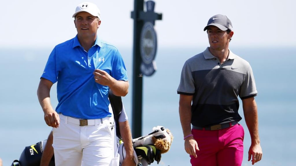 Golf rankings are done over  a rolling two year period, hence the current flip-flopping of Rory Ilroy and Jordan Speith that seems so incongruous with current results. Photograph:Jamie Squire/Getty Images