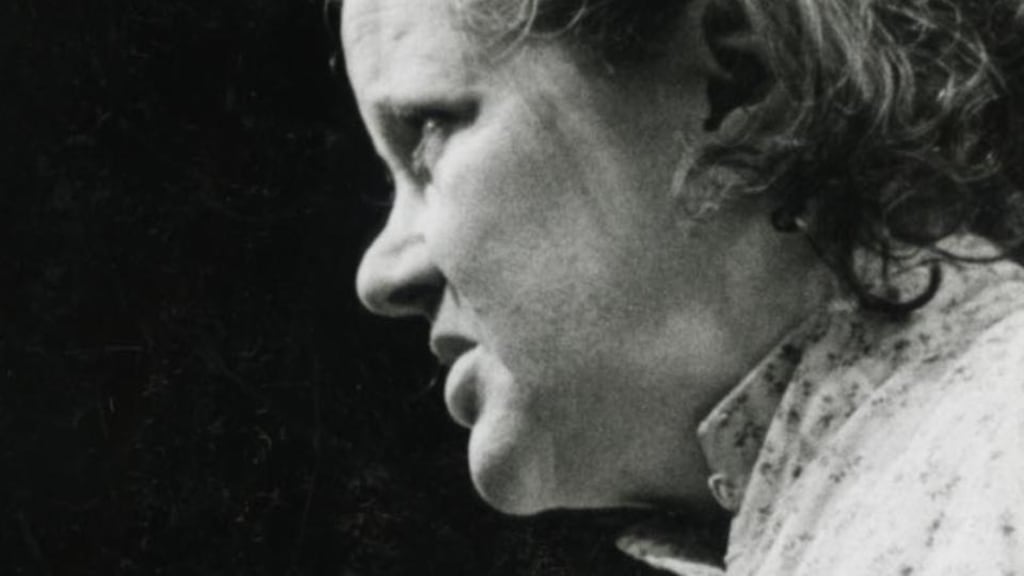 Ann Rowan as Mrs Hennessy in a 1980 production of James Plunkett’s play ‘The Risen People at the Project Arts Centre in Dublin. Photograph: Pat Langan