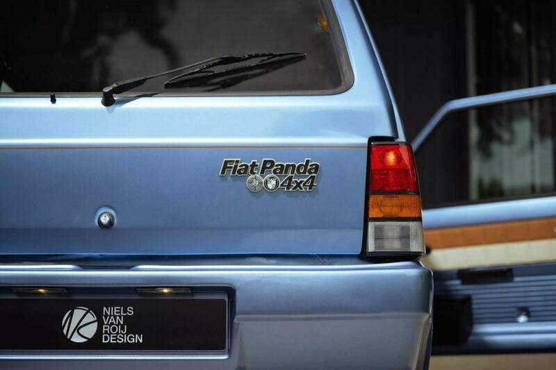 The one-off Fiat Panda resotred and rebuilt by Dutch coachbuilder Niels Van Der Roji