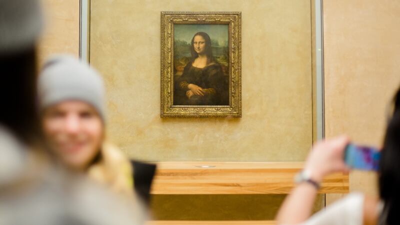 The “Mona Lisa” in the Louvre museum in Paris. Photograph: Christian Marquardt/Getty