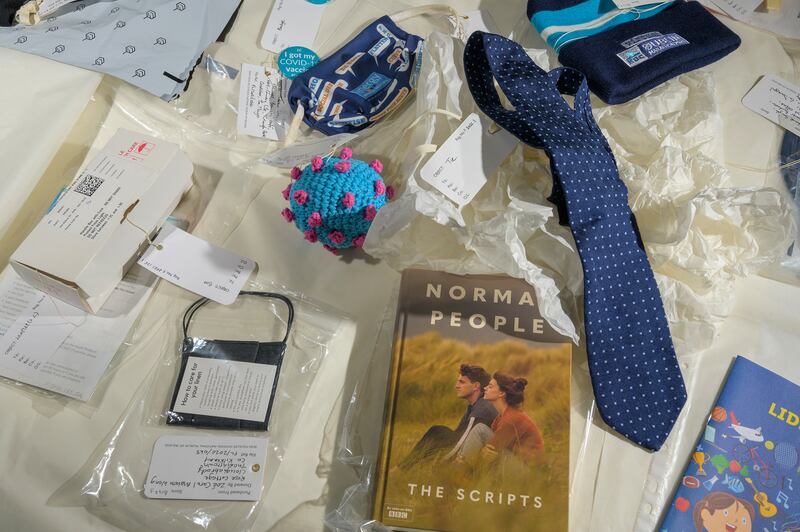 The National Museum of Ireland - Country Life in Co Mayo has started a new collection of objects related to the Covid-19 pandemic. Photograph: Michael McLaughlin