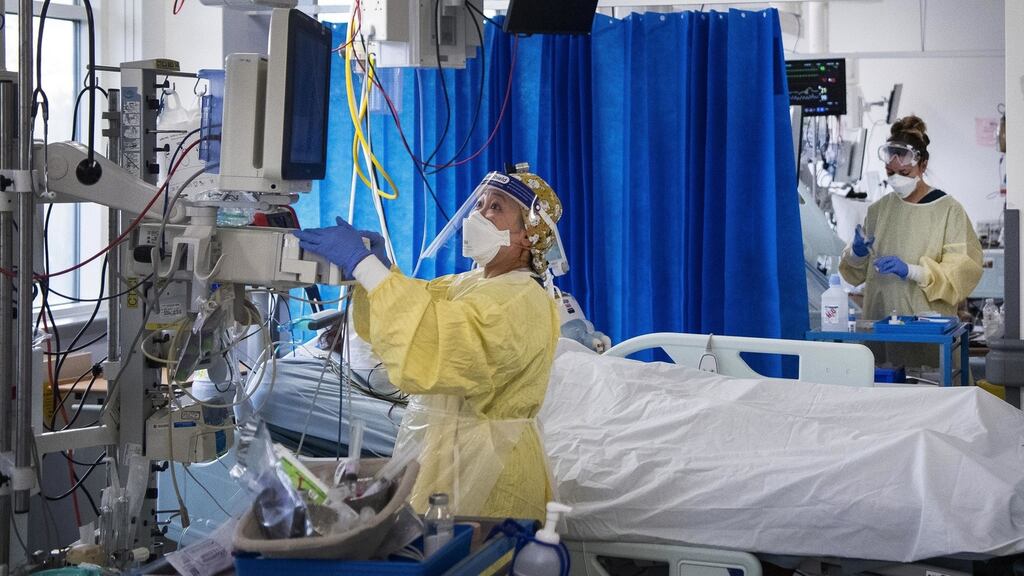 A file photograph of the intensive care unit in St George’s Hospital in Tooting, southwest London. Photograph: Victoria Jones/PA Wire