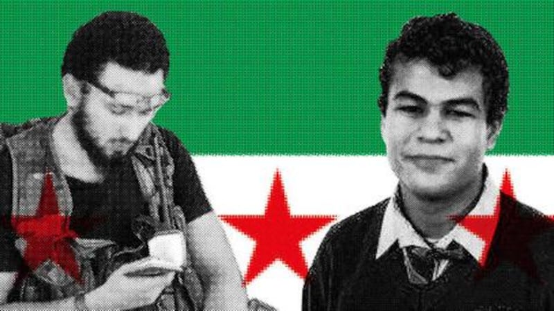 Dying for the cause: 22-year-old Hudhaifa ElSayed, from Drogheda, and 16-year-old Shamseddin Gaidan, from Navan. montage: dearbhla kelly/itpm