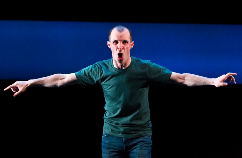 Tom Vaughan-Lawlor in Howie the Rookie, written and directed by Mark O'Rowe. Photograph: Patrick Redmond