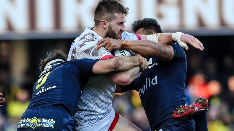Stuart McCloskey could make a play for one of the centre slots in the Ireland Six Nations squad. Photograph: Billy Stickland/Inpho