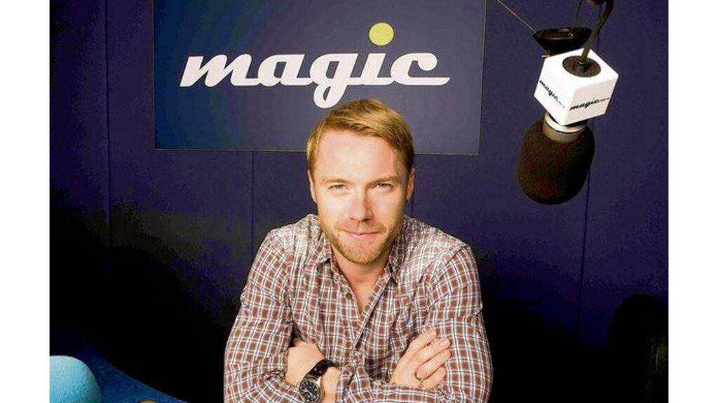 Sound marketing: Ronan Keating presents a new Tourism Ireland-sponsored show on UK radio. Photographs: PA/ Reuters