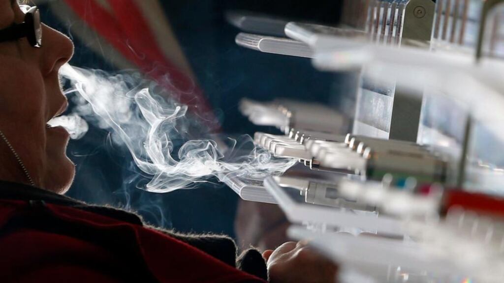 Last year MEPs rejected a proposal to classify e-cigarettes as medicinal products. Photograph: Regis Duvignau/Reuters