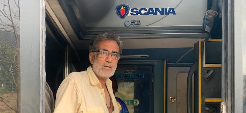 A Lebanese man hoping to find a new life in the US. Photograph: Peter Murtagh