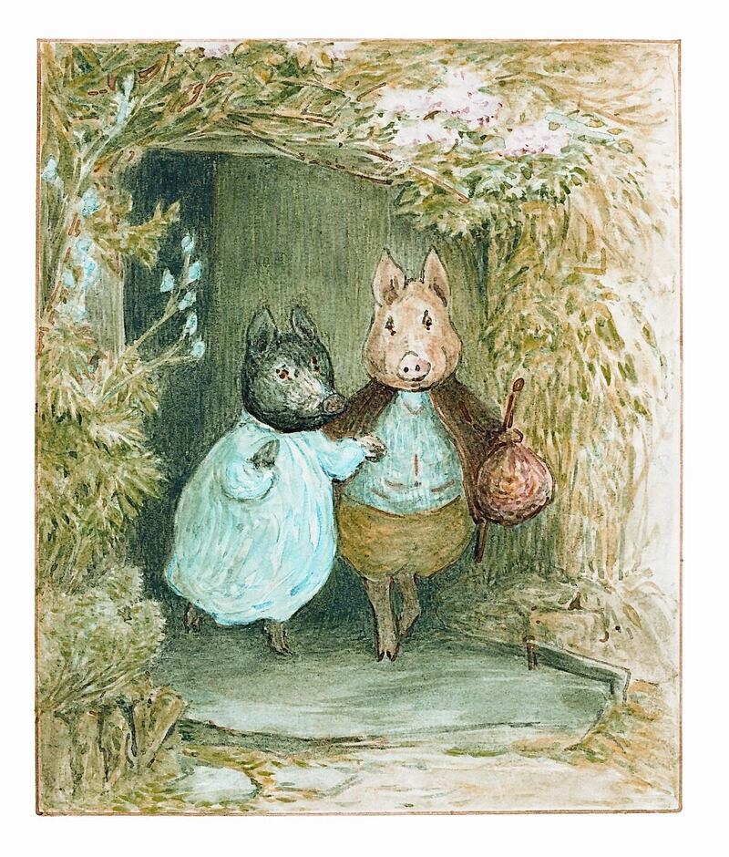 Pigwig and Pigling Bland by Beatrix Potter. Illustratrion © Frederick Warne & Co