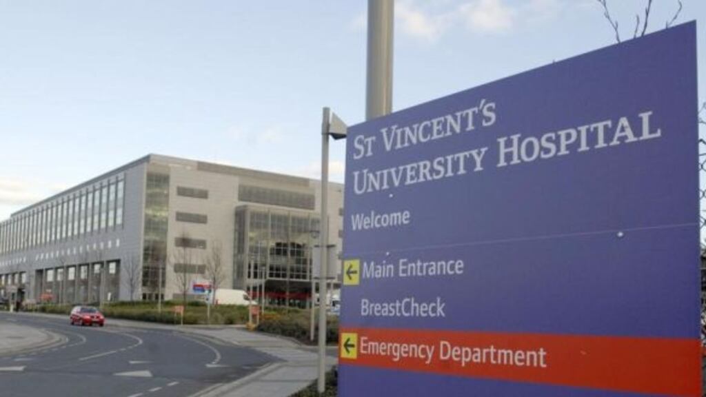 St Vincent’s hospital in Dublin. Photograph: The Irish Times