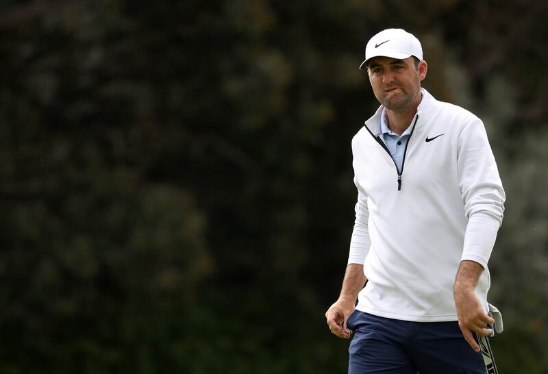 Scottie Scheffler: putting woes are taking away from the World No 1's  overall superb game. Photograph: Harry How/Getty Images