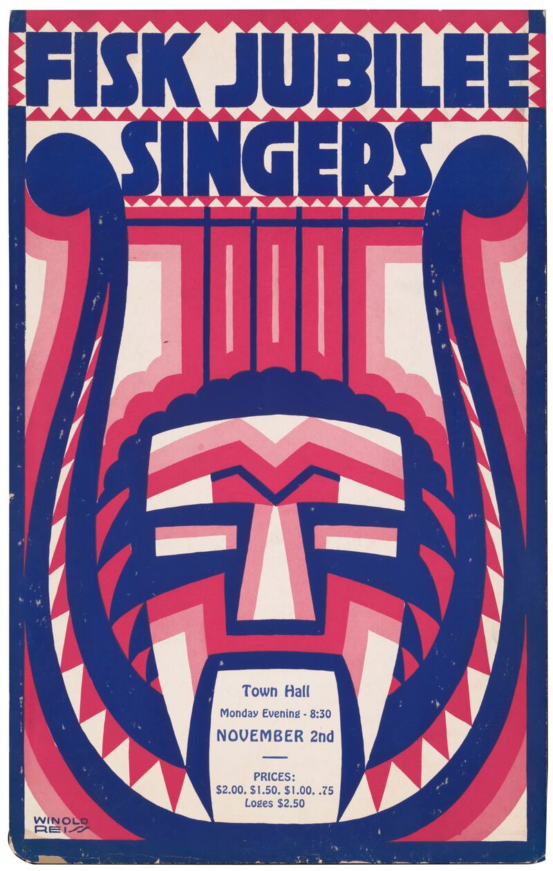 The choir toured to raise money for Fisk University, in Tennessee. Photograph: Library of Congress