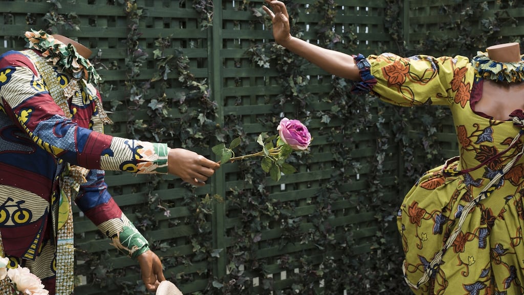 From Yinka Shonibare’s Recreating the Pastoral exhibition at Visual Carlow. Photograph: Aisling McCoy