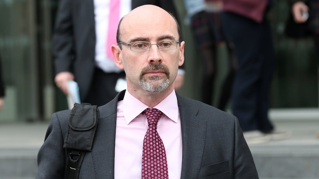 Witness Vincent Bergin, an auditor with EY, at the Dublin Circuit Criminal Court. Photograph: Collins Courts.