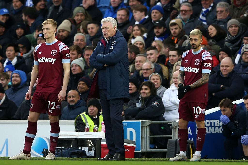 Despite expenditure in excess of £160m during the summer West Ham manager David Moyes has not been able to make progress this season. Photograph: Steve Bardens/Getty Images