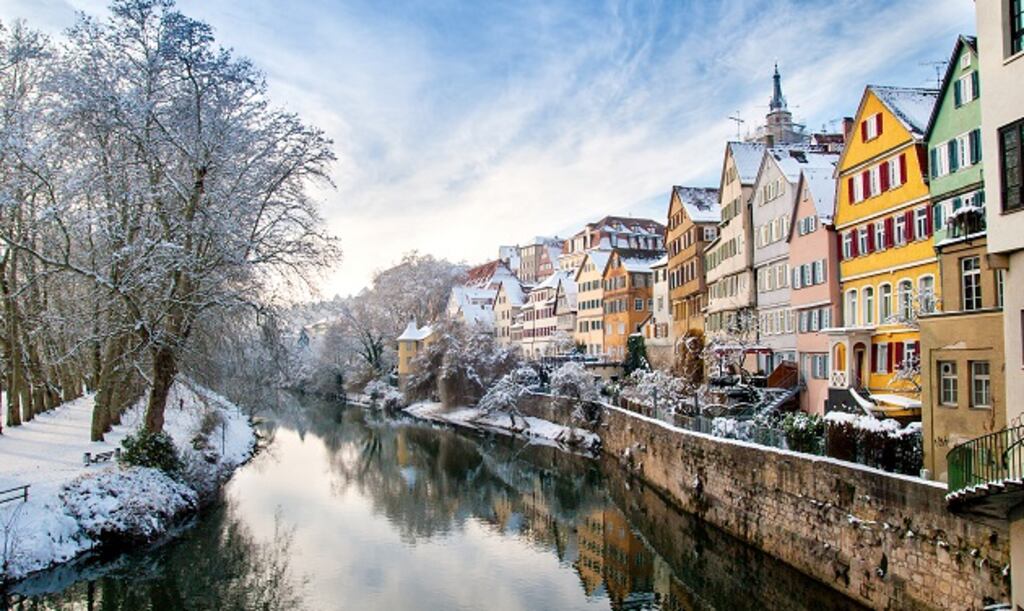 Tübingen am Neckar in the province of Baden-Württemberg, Germany. Photograph: iStockphoto/Getty Images