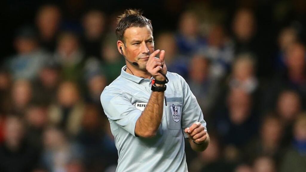 The complaint against Mark Clattenburg has been dismissed.
