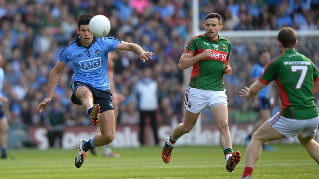 Cian O’Sullivan in action against Mayo last summer: “Playing games is what you want to do.” Photograph: Dara Mac Donaill