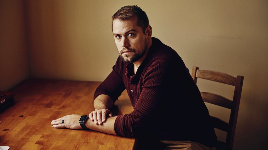 Lt Ryan Graves, one of five US navy pilots who said they saw unidentified flying objects in 2014 and 2015 during training manoeuvres off the aircraft carrier USS Theodore Roosevelt. Photograph: Tony Luong/The New York Times