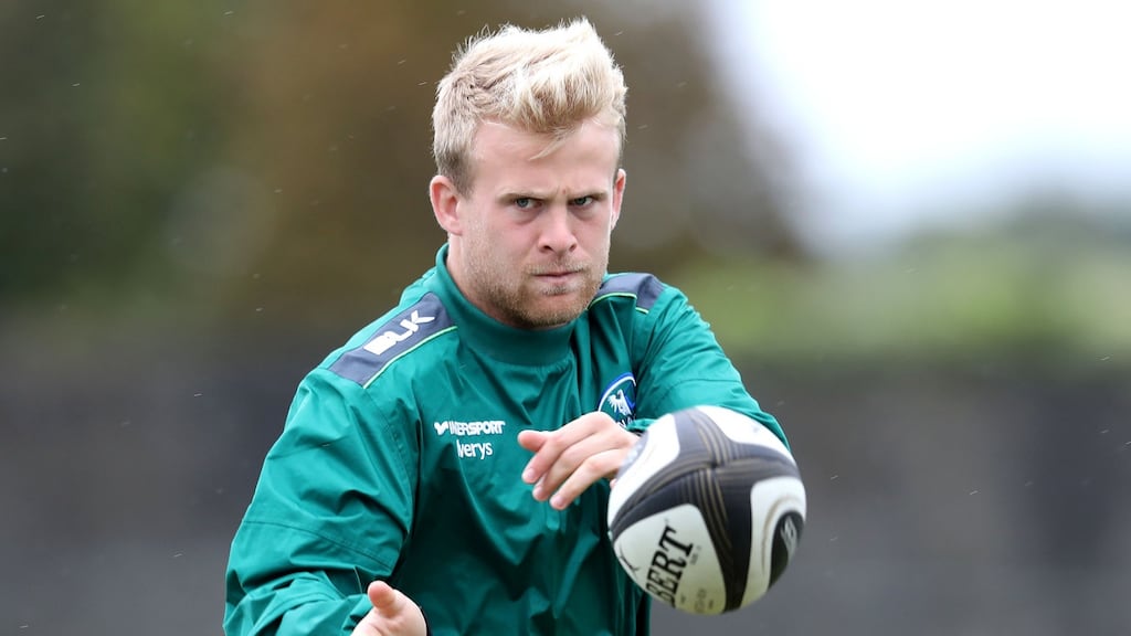 Connacht’s Andrew Deegan during training ahead of their Pro14 clash with Cardiff Blues at the Sportsground. Photo: Bryan Keane/Inpho