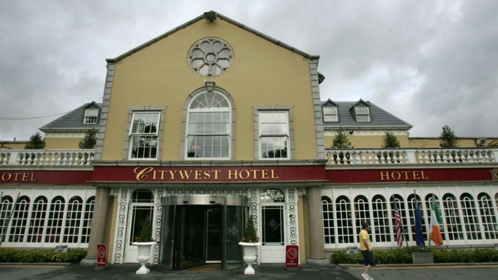 Citywest Hotel in Dublin which was purchased out of receivership.