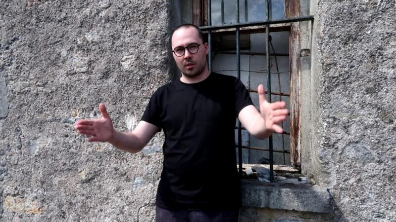 Cellist and composer Elliot Murphy: ‘When there is a sound in the poem, I try to use it as a starting point. Then I can build up the piece.’ Photograph: John Fleming