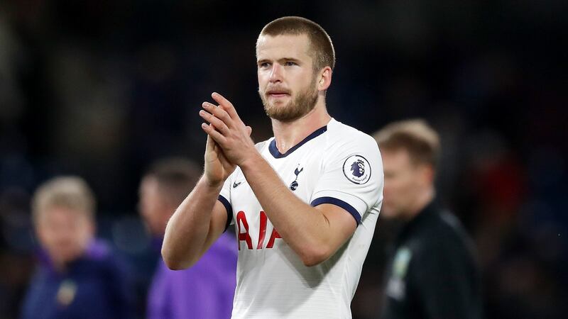 Tottenham Hotspur’s Eric Dier after their draw away to Burnley. Photograph: Martin Rickett/PA