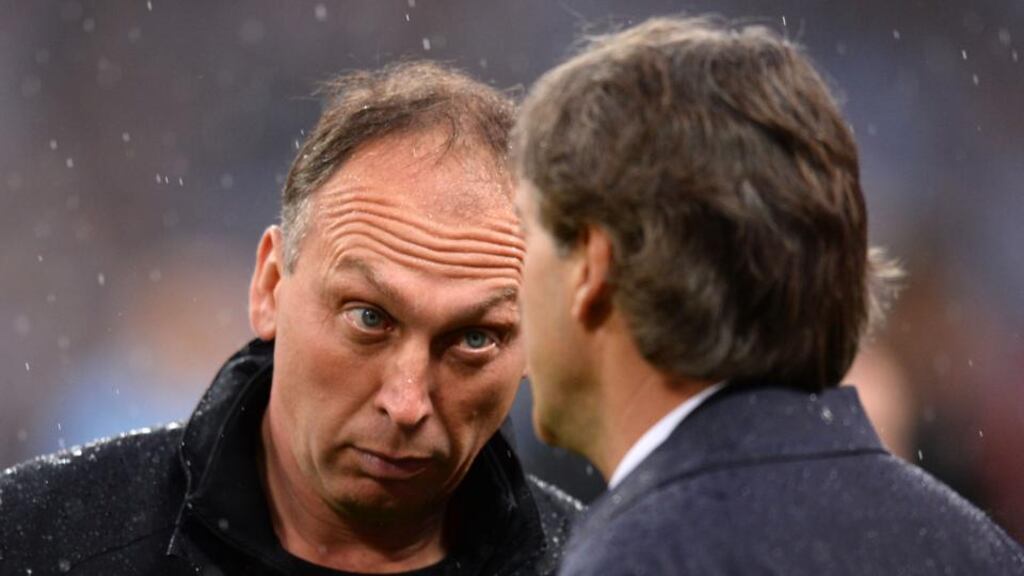 David Platt has stepped down from his role of Assistant Manager at Manchester City following yesterday’s departure of Manager Roberto Mancini. Photograph: Mike Hewitt/Getty Images