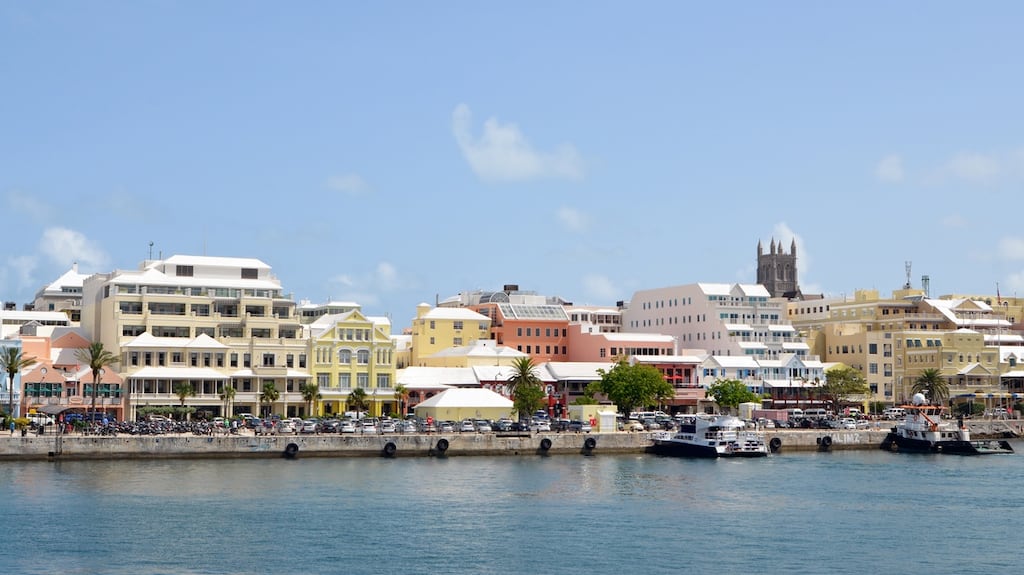 Front Street in Hamilton, Bermuda. Photograph: iStock